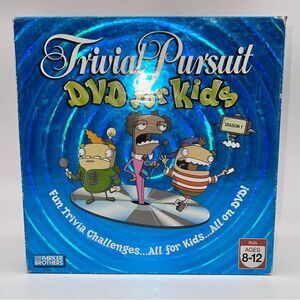 Hasbro TRIVIAL PURSUIT DVD FOR KIDS Season 1  2-6 Players Ages 8-12 Open Box New